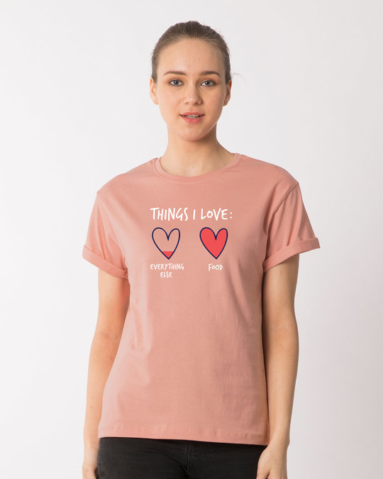 Shop Food Lover Boyfriend T-Shirt-Front