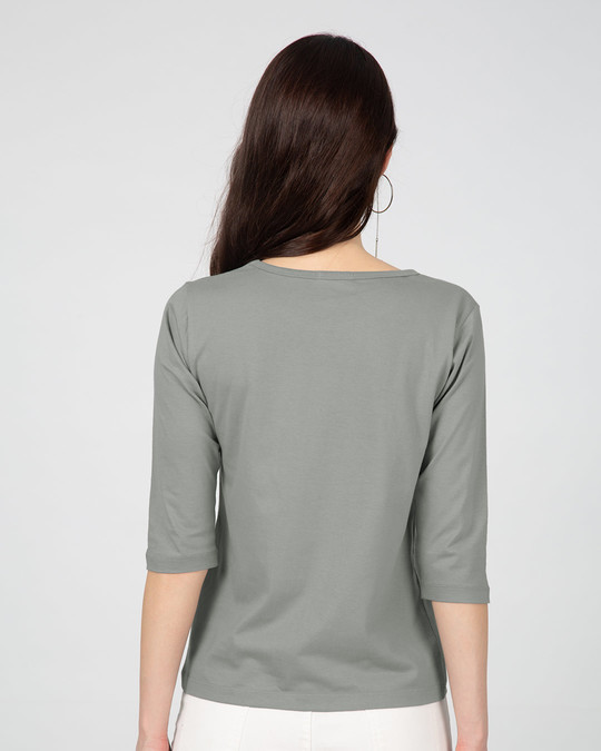 Shop Food Lover Round Neck 3/4th Sleeve T-Shirt-Back