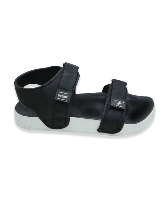 Shop Black Comfort Sandals For Men-Full