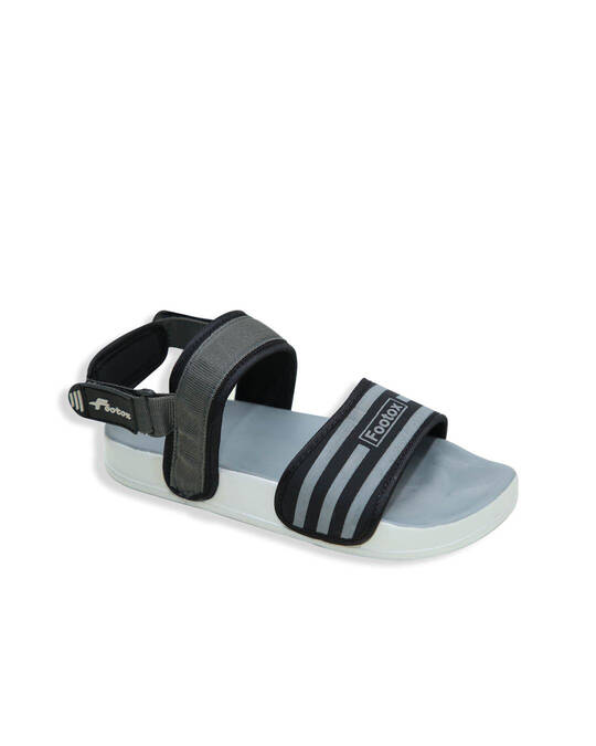Shop Grey Comfort Sandals For Men-Back