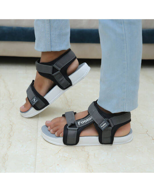 Shop Grey Comfort Sandals For Men