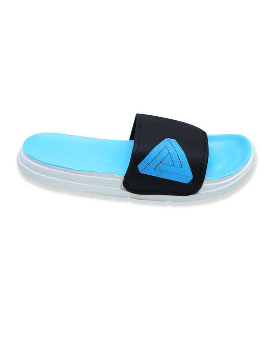 Shop Sky Blue Sliders For Men-Design