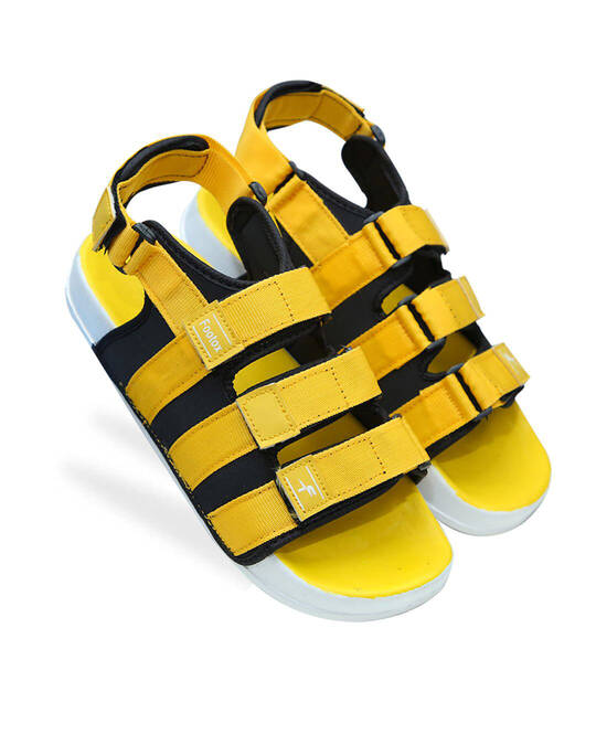 Buy Footox Yellow Comfort Sandals For Men Online in India at Bewakoof