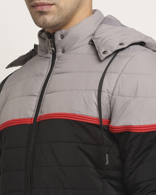 Shop Men's Black Solid Regular Fit Jacket