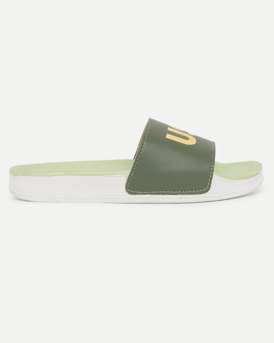Shop Women's Green Fashion Flip Flops & Sliders-Back