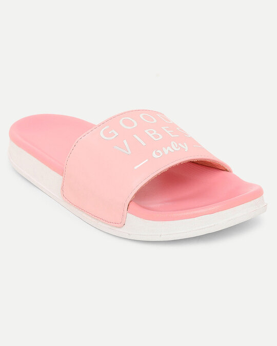 Shop Women's Pink Fashion Flip Flops & Sliders-Front