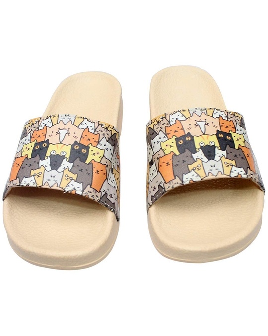 Shop Women's Dogs N Cats Print Slippers-Design