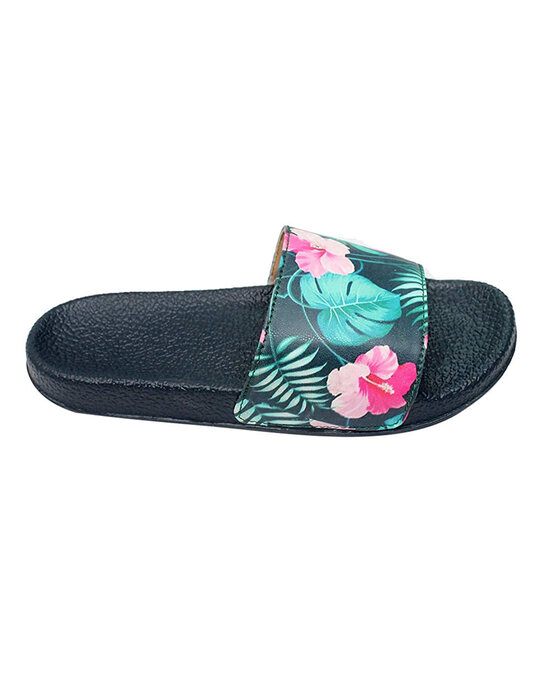 Shop Womens Floral Printed Slippers-Design