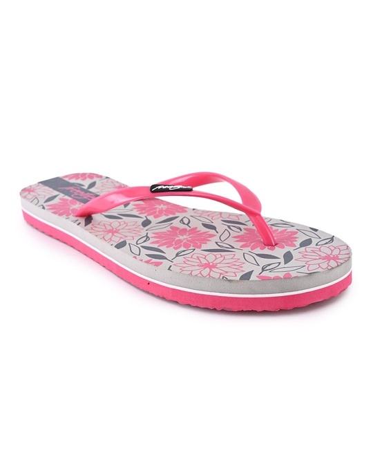 Buy Freetoes Blossomgrey/Pink Flipflops For Womens Online in India at ...