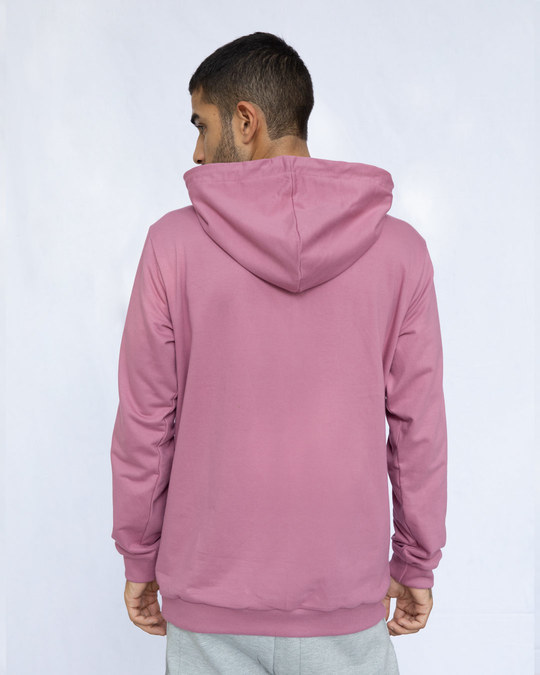 Buy Frosty Pink Plain Hoodies For Men Online India @ Bewakoof.com