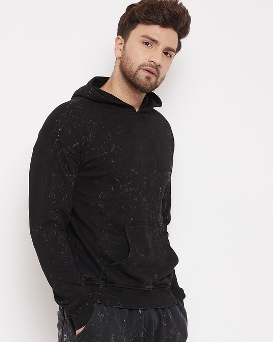 Shop Acid Drop Shoulder Hooded Sweatshirt