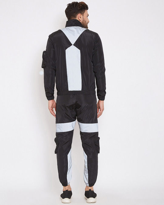 mens reflective tracksuit