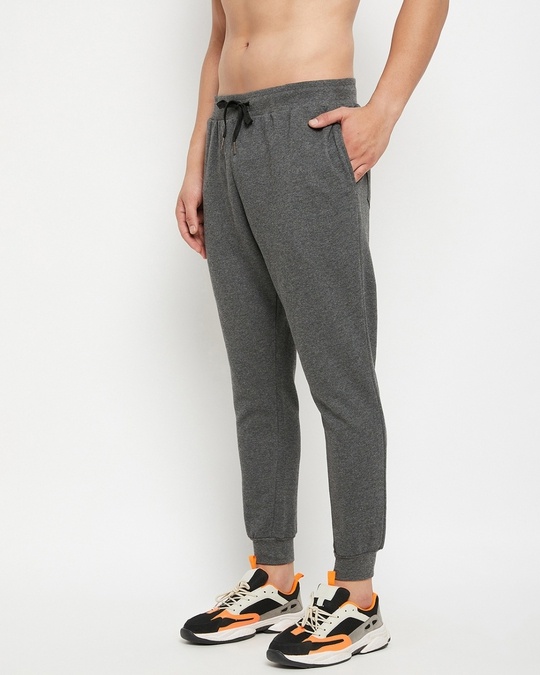Buy Fugazee Men's Black Tapered Fit Track Pants Online at Bewakoof