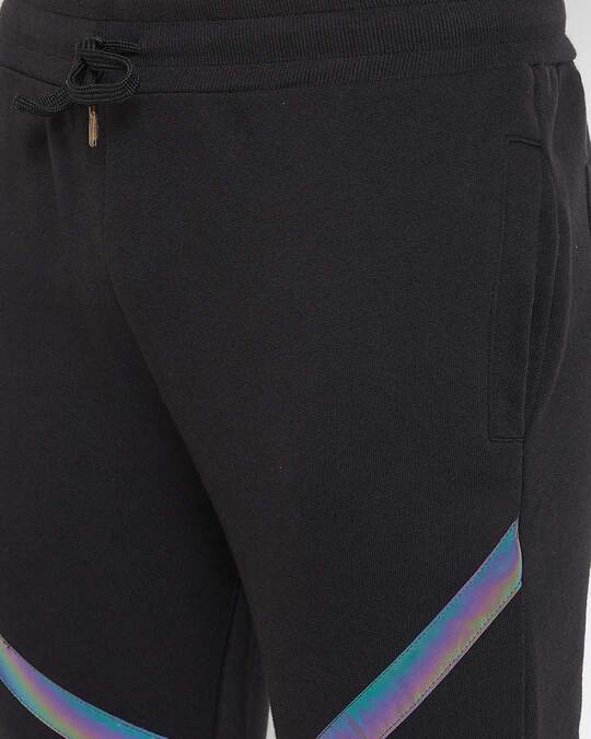 rainbow reflective joggers