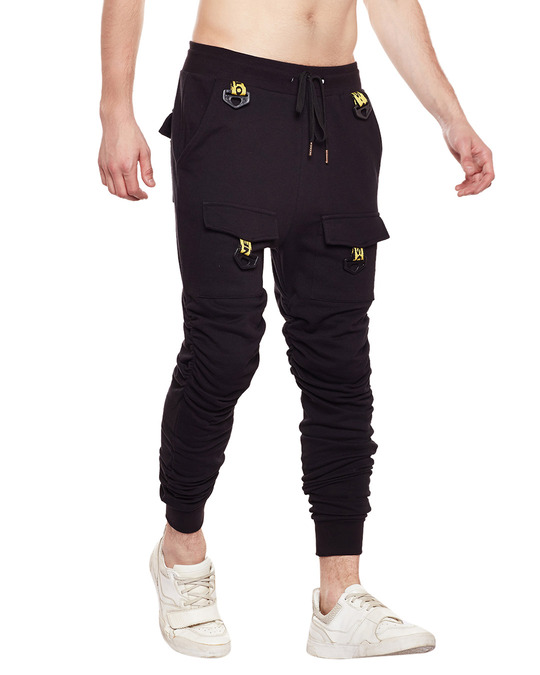 reflective cargo joggers