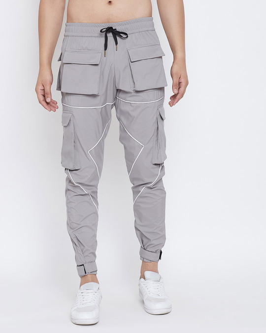 grey cargo tracksuit