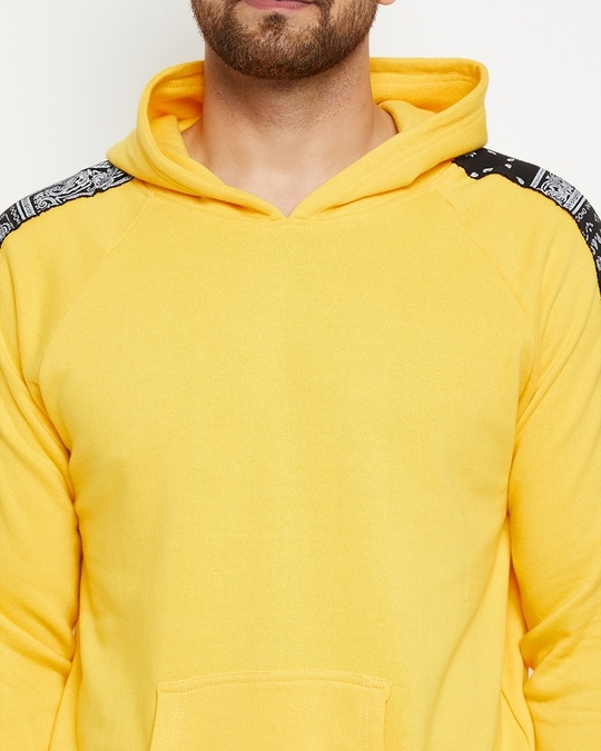 Shop Men's Lemon Oversized Paisely Taped Sweatshirt-Full