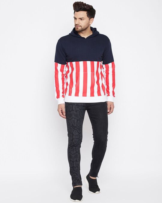 Shop Men's Multicolor Slim Fit  Sweatshirt