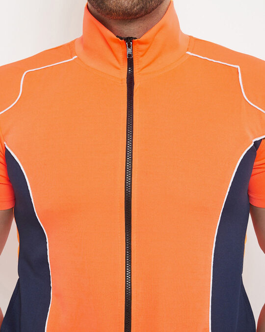 orange hi vis tracksuit bottoms