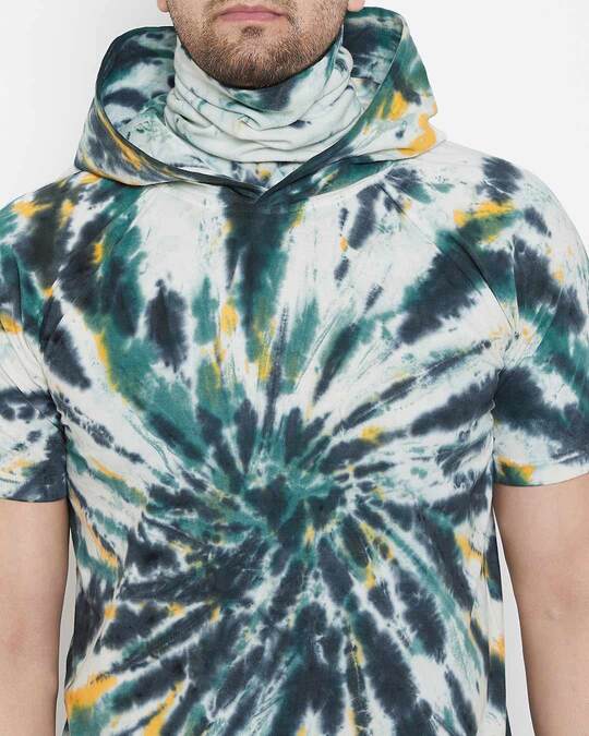 olive tie dye shirt