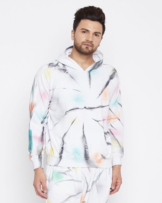 Shop Men's Multicolor Slim Fit  Sweatshirt-Front