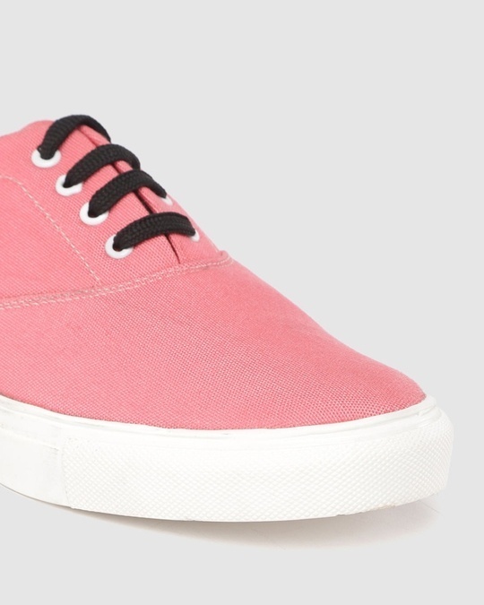 Shop Unisex Pink New Skool Sneakers-Full
