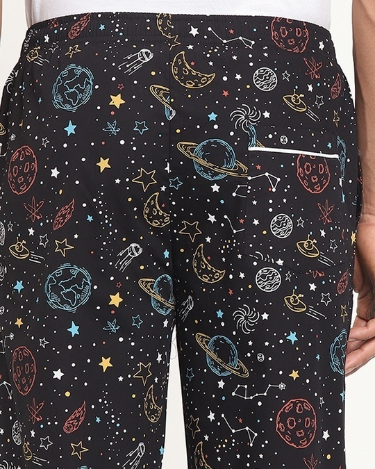 Shop Galaxy Men's Pyjama AOP