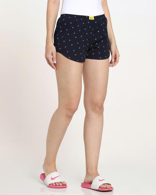 Shop Geometric All over Printed Boxer For Women's-Back