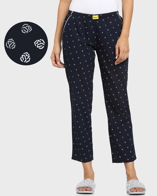 Shop Geometric All over Printed Pyjama-Front