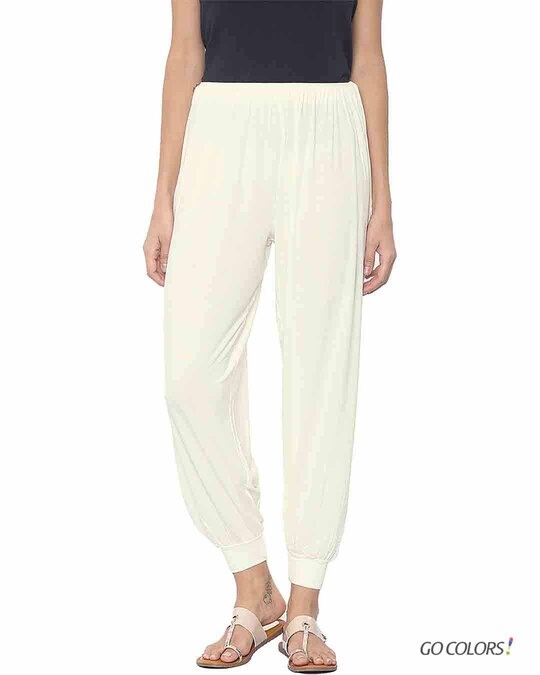 Buy Ocean Green Trousers & Pants for Women by Go Colors Online | Ajio.com