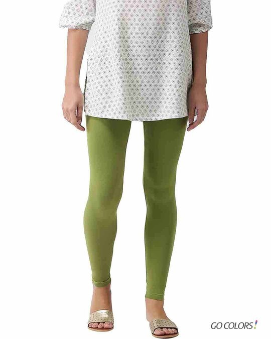 GO COLORS Elastane Ankle Length Tights (M, Beige) in Bangalore at best  price by Leggings Studio - Justdial