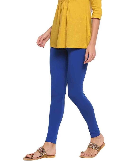 Shop online our Light Beige Solid Spandex Ankle Length Legging for women at  Soch India