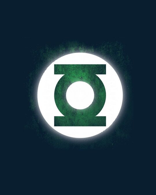 Shop Green Lantern Glow Boyfriend T-Shirt (DCL)(GID)