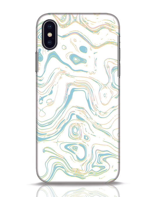 Buy Green Marble Designer Hard Cover for iPhone X Online in India at