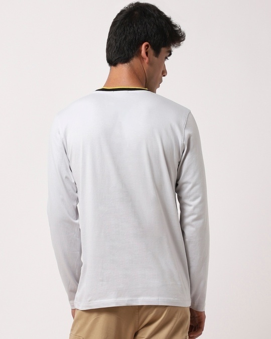 Shop Men's Grey Varsity T-shirt-Design