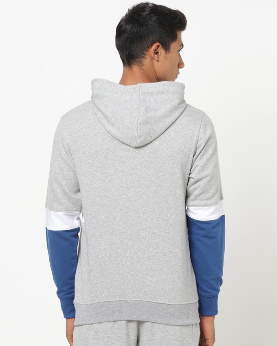 Shop Men's Color Block Hoodie Sweatshirt-Full