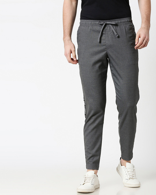 grey jogger pants mens