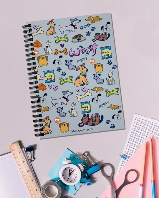 Shop Grey Woof Notepad-Front