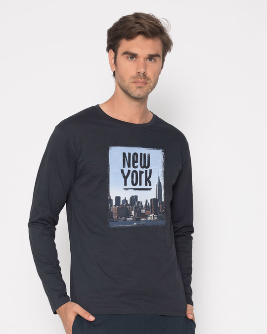 Buy Halftone New York Full Sleeve T-Shirt Online at Bewakoof