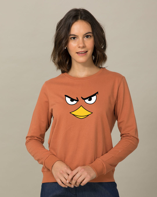 Shop Hangry Bird Fleece Light Sweatshirt-Front