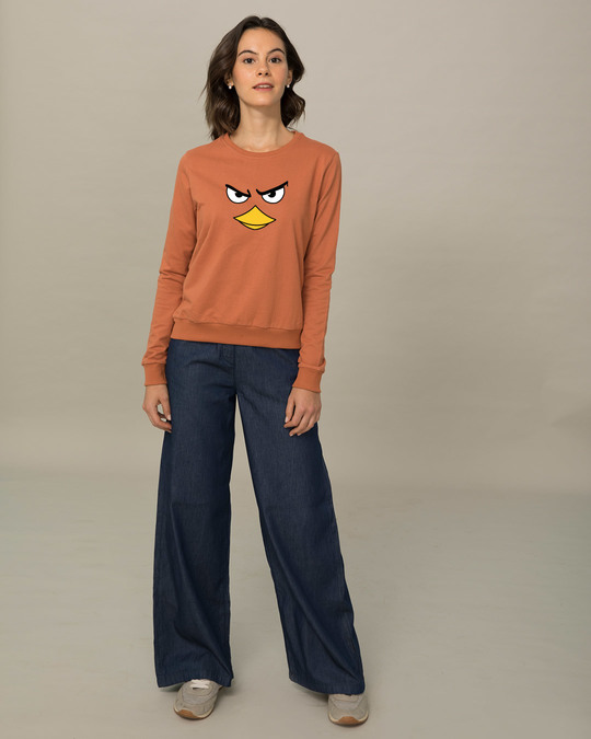 Shop Hangry Bird Fleece Light Sweatshirt-Design
