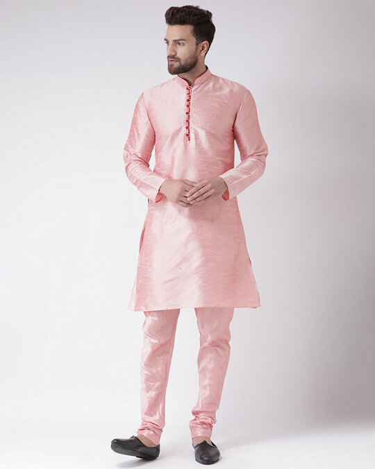 Shop Men's Pink  Kurta