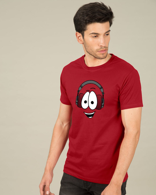 Shop Happy Beat Half Sleeve T-Shirt-Design