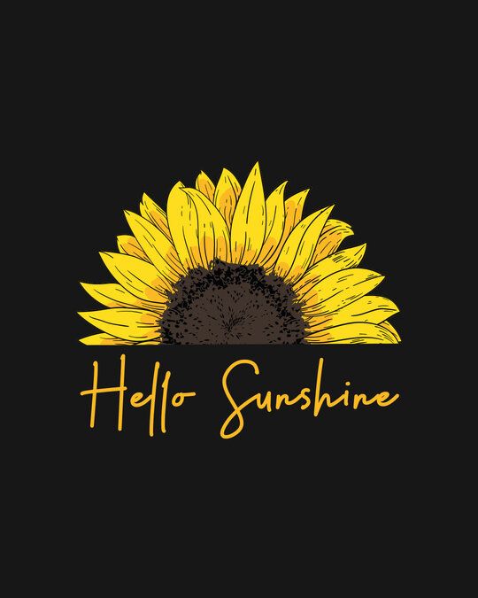 Shop Hello Sunshine Crewneck Varsity Rib H/S T-Shirt Multicolors-Full
