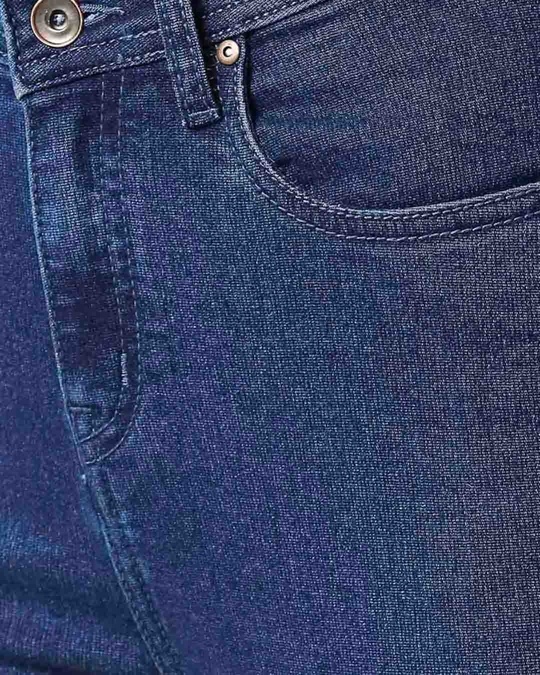 Shop Women's Blue Slim Fit High Rise Clean Look Jeans-Full