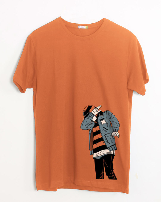 Shop Hip Hop Boy Half Sleeve T-Shirt-Front