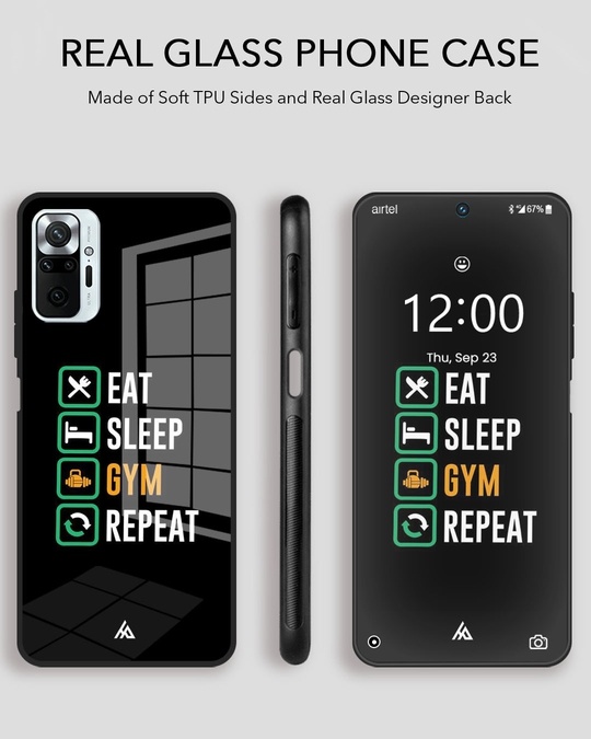 Shop Daily Routine Glass Case For Mi 11 Lite-Design