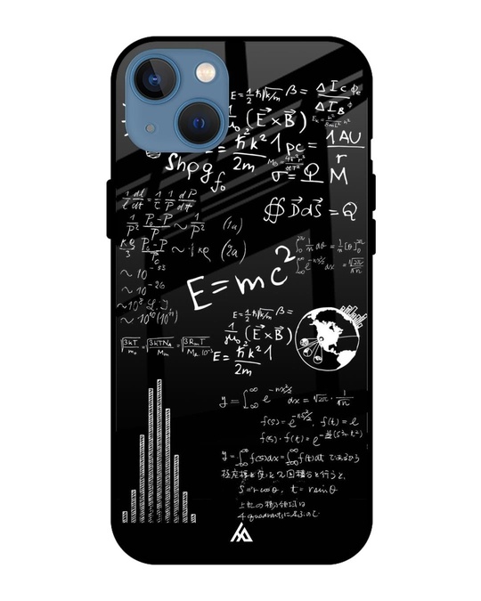 Shop Funny Math Glass Case For Iphone 13-Front