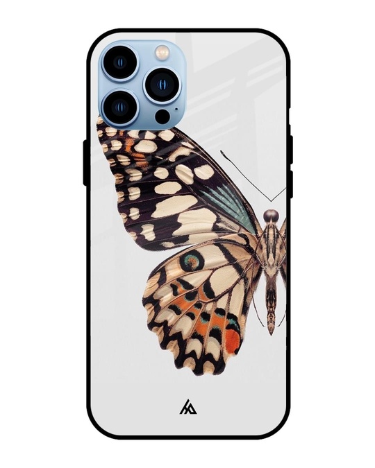 Shop Monarch Butterfly Glass Case For Iphone 13 Pro Max-Front