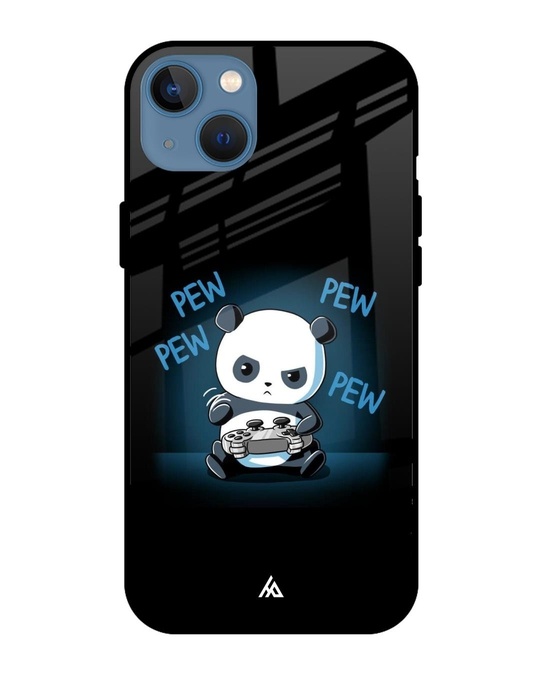 Shop Pew Pew Glass Case For Iphone 13-Front